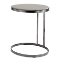 Joint Coffee Table in metal and leather or ceramic by Midj