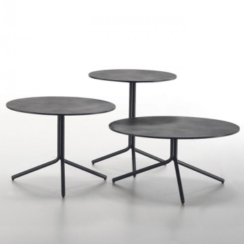 Trampoliere Coffee Table in metal and wood by Midj