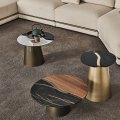 Yang coffee table by Bontempi with steel structure and decorative details