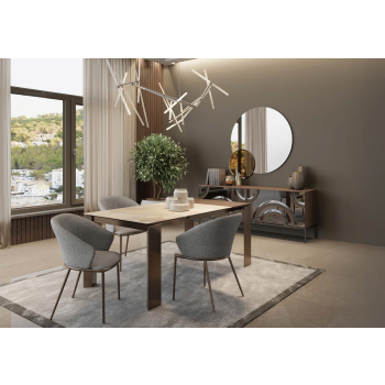 Fixed or extendable Alì table by Zamagna