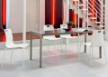 Ciak extendable table by Ingenia Bontempi square or rectangular