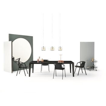 Senso extendable table by Bontempi 