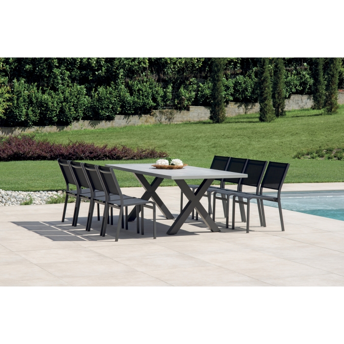 Amantea anthracite table by Greenwood