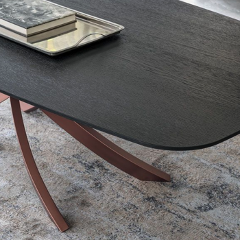 Bontempi fixed barrel-shaped artistic table