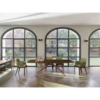 Bridge table Bontempi Casa fixed or extendable