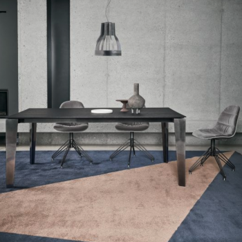 Cruz table by Bontempi in multiple sizes and finishes