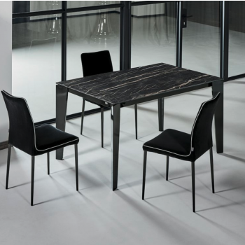 Cruz table by Bontempi in multiple sizes and finishes