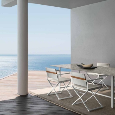 Riviera dining table by Talenti in two sizes