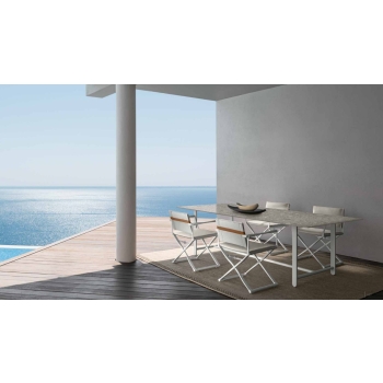 Riviera dining table by Talenti in two sizes
