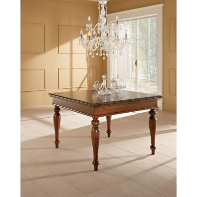Table Brio classic style Benedetti entirely of wood