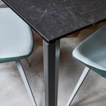 Blade extendable metal table by Midj