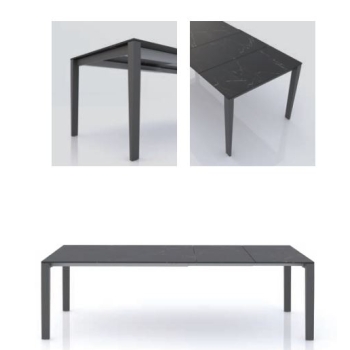 Diapason extendable table by Zamagna