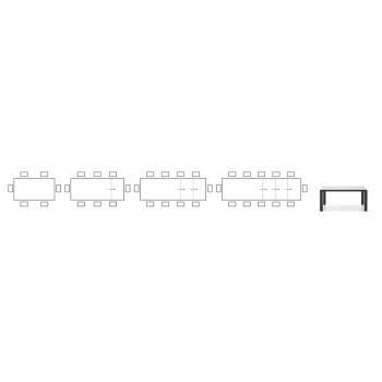 Connubia Dorian CB4815-R 160 C extendable table