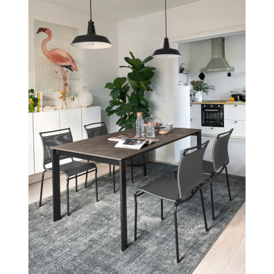 Eminence table by Connubia CB4724-R 160 B extendable