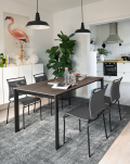 Eminence table by Connubia CB4724-R 160 B extendable