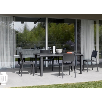 Kate chair without armrests stackable in Scab Design technopolymer