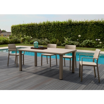 Kate chair without armrests stackable in Scab Design technopolymer