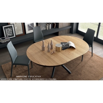 Altacom's Fahrenheit Round extendable table is ready for delivery.