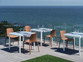 Diesis fixed outdoor table by Bontempi