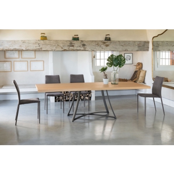 Big Bang fixed and extendable table by Ingenia Bontempi