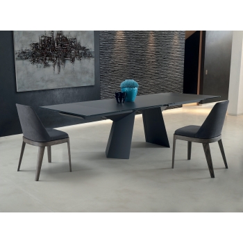 Fixed and extendable table Fiandre by Bontempi