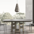 Imperial fixed and extendable table by Bontempi