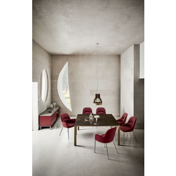 Mirage fixed table by Bontempi Casa