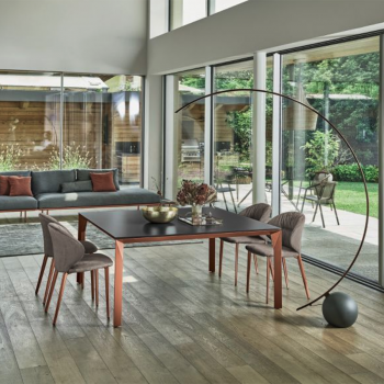 Mirage fixed table by Bontempi Casa