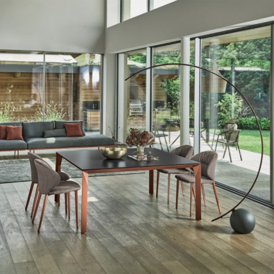 Mirage fixed table by Bontempi Casa