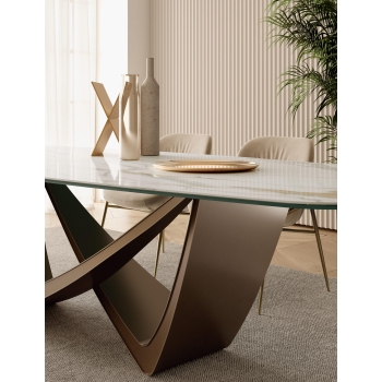 Fixed or extendable table Bach by Bontempi