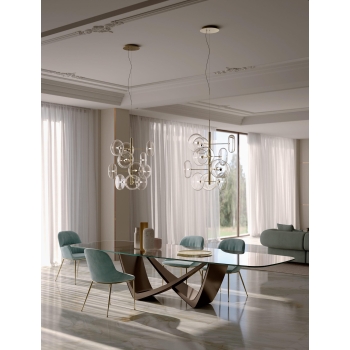 Fixed or extendable table Bach by Bontempi