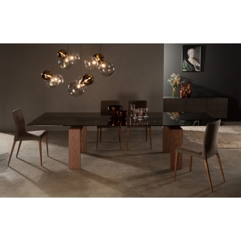 Tonin Casa Brooklyn&#39;s fixed or extendable table