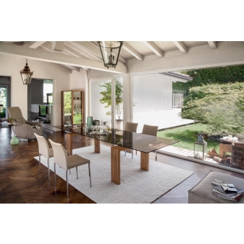 Tonin Casa Brooklyn&#39;s fixed or extendable table