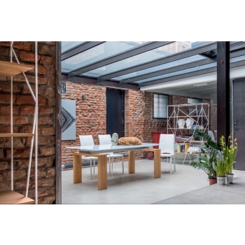 Tonin Casa Brooklyn&#39;s fixed or extendable table