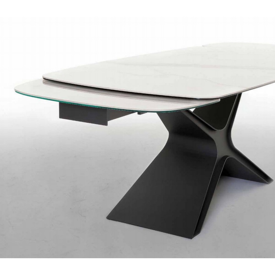 Calliope fixed or extendable table by Tonin Casa