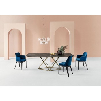 Fixed or extendable table Delta Bontempi Casa