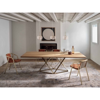 Fixed or extendable table Delta Bontempi Casa