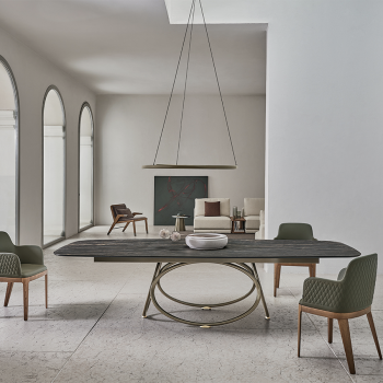 Fixed or extendable table Louis Bontempi Casa