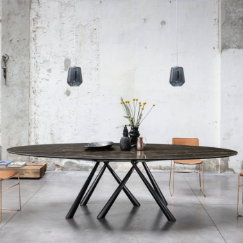 Forest metal table by Midj