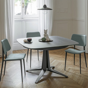 Link metal table by Midj