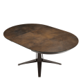 Link metal table by Midj