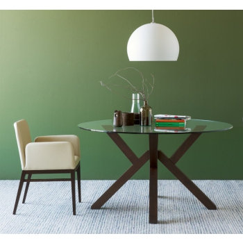Fixed Mikado table by Connubia by Calligaris with beech legs