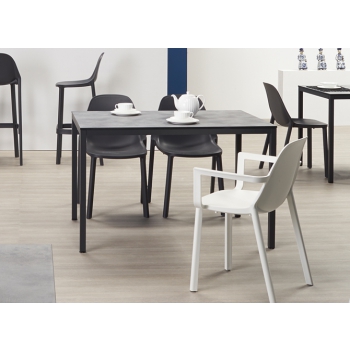 Ercole table 170x100 in Scab Design technopolymer