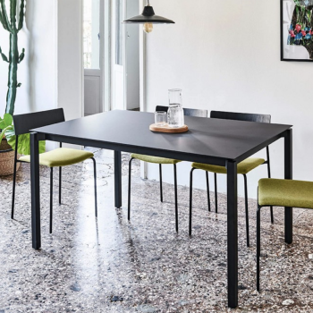 More metal extendable table by Midj