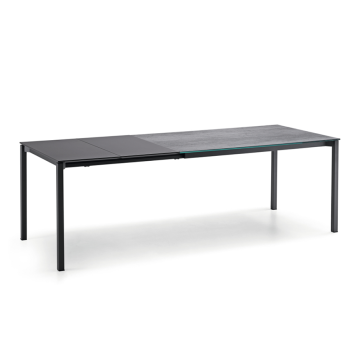 More metal extendable table by Midj