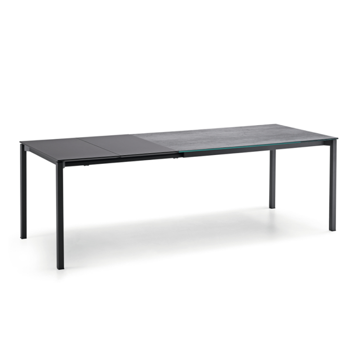 More metal extendable table by Midj