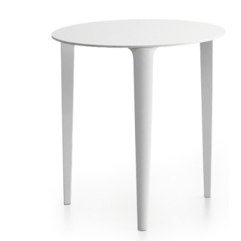 Nenè table with square, rectangular, round and triangular metal structure by Midj