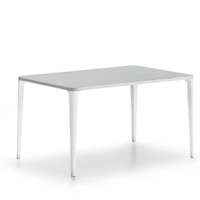 Nenè table with square, rectangular, round and triangular metal structure by Midj