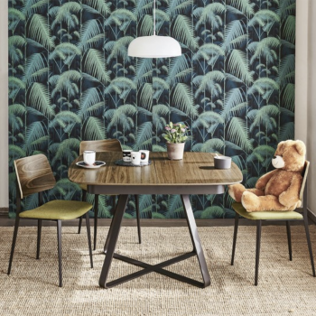 Paul metal table by Midj