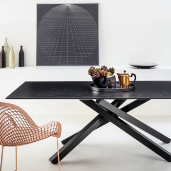 Beijing metal table by Midj